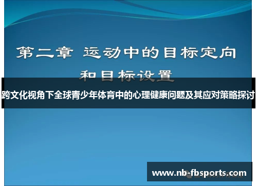 跨文化视角下全球青少年体育中的心理健康问题及其应对策略探讨